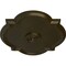 Ekena Millwork Waltz Ceiling Medallion (Fits Canopies up to 5 1/4"), 24"W x 20 1/2"H x 1 1/8"P, Green Gold CM24WAGGS - alternate 4